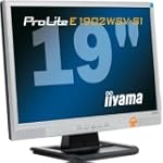 Iiyama ProLite E1902WSV 48,3 cm (19 Zoll) wide screen TFT Monitor silber mit Lautsprechern (Kontrast 1000