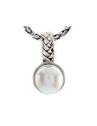 Balissima By Effy Collection Sterling Silver and 18k Yellow Gold Freshwater Pearl Pendant Necklace
