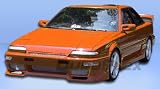 1988-1991 Toyota Corolla 2dr Bomber Front Bumper