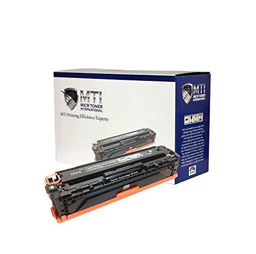 MICR Toner InternationalCompatible Magnetic Ink Cartridge Replacement for HP 131X CF210X Laser Printers M251n M276n M251nw M276nw