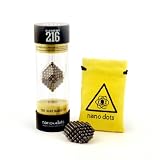 216 Black Nanodots Magnetic Constructor with Carry Pouch
