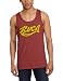 RVCA Men's Crola Tank, Red Grease, Large RVCA Men's Crola Tank, Red Grease, Large