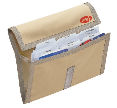Jokari E-Z Coupon Holder, Taupe, 3-Units