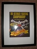 UFC 1 Flyer Signed by Royce Gracie MMA The frame measures 17 1/2 x 13 1/2...........................All profits go to alanhendersonfund.org