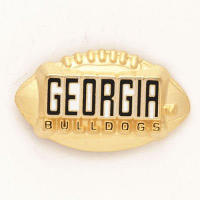GEORGIA BULLDOGS OFFICIAL LOGO LAPEL PIN