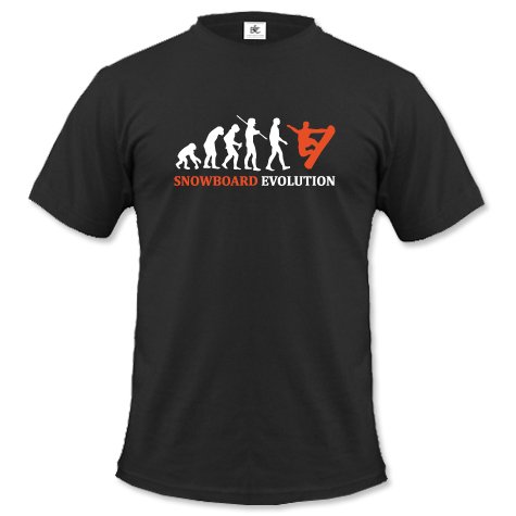 SNOWBOARD EVOLUTION – HERREN – T-SHIRT by Jayess