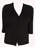 Switchblade Stiletto Womens KNIT V-NECK CARDIGAN SWEATER- in Choice of Colors