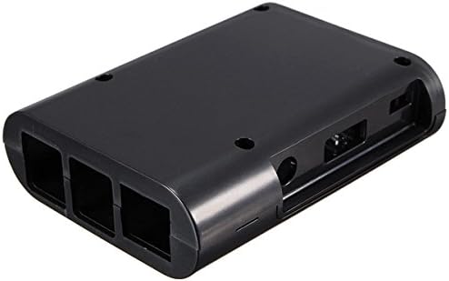 (4631-u) BLACK COVER CASE SHELL FOR RASPBERRY PI MODEL B+ (USA)