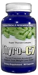 Thyro-C7 - 90 Capsules Thyroid Function Accelerator