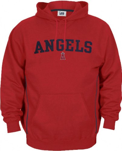 Los Angeles Angels Red Big Break Hooded Sweatshirt