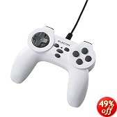 ELECOM 10ボタンUSBゲームパッド JC-U2410TWH