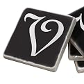 Marble Coaster Set V - Black