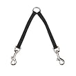 Zack & Zoey Nylon 2-Way Dog Coupler, 12-Inch, Jet Black