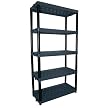 Heavy-Duty Interlocking 5-Shelf Storage Unit - 18"
