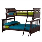 Carrara Twin over Full Bunk Bed in Cherry