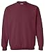 Gildan Men's Heavy Blend Crewneck Waistband Sweatshirt, Large, Maroon