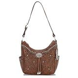 American West Lady Lace Zip-Top Hobo