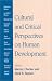 Books : Cultural and Critical Perspectives on Human Development
