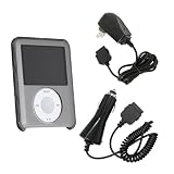 3rd Generation iPod Nano 4Gb 8GB Crystal Carrying Case - Value added Combo with 12V Rapid Car charger and Travel Charger Adapter by Eforcity