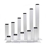 AngelaKerry 組合せフリーテーブル用専用脚4本セット 調節可能 三角形 15cm シルバー [並行輸入品]