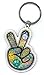 Dan Morris - Peace Fingers - Metal Keychain