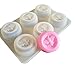 MoldFun 6-Cavity Bee Honeycomb Silicone Molds for Baking Cake, Soap, Lotion Bar, Bath Bomb,Resin