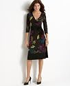 JONES NEW YORK DRESS Colorblock Matte Jersey Dress