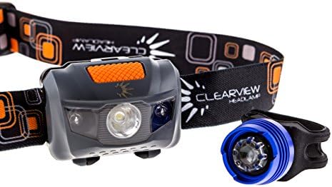 LED Headlamp Combo Complete Set. Best Super Bright Cree Headlight Flashlight. Lifetime Guarantee. Front & Back Lightweight, Comfortable. Water Resistant In/Outdoor Adjustable White Red Strobe SOS Light. Ideal for Camping, Cycling, Running, Hunting, Hiking.