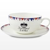 diamond jubilee Union flag bone china teacup  from bpb