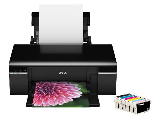 Epson - Stylus Photo P50 - Imprimante photo jet d'encre - 6 couleurs - 38 ppm - Noir