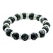 Evil Eye Black Stretch Bracelet