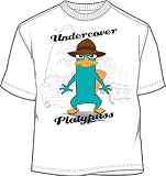 Phineas And Ferb THE LAB Youth White Tee T-shirt