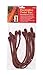 Haute Decor Decorative Twist Ties 6 Pack 16 inch (Burgundy) - Hang Garland, Lights, Decorations