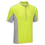 Tenn Mens Coolflo S/S Cycling Jersey - Hi-Viz Yellow/Grey - Lrg