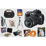 cheap Nikon D60 10.2MP Digital SLR Camera with 18-55mm f/3.5-5.6G AF-S DX VR Nikkor Zoom Lens + 2GB Deluxe Accessory Kit