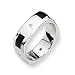 Diamond and Onyx Sterling Silver Men's Ring (Sizes 9-11)