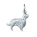 Sterling Silver Irish Setter Dog Charm