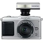 Olympus E P1 Point & Shoot Camera with 12.3MP and 3 inch Screen (Silver)