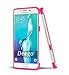 Galaxy Note 5 Case,Nancy's shop Full Body Premium 2-piece 2in1 Dual Layer Dust Free Shock Absorption Hybrid Bumper Heavy Duty Drop Protection Hard Back Defender Scratch Resistant Cover (Hot pink)