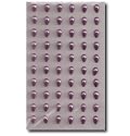 Selbstklebende Halbperlen tropfenform Lila (ca. 60 Perlen / 0,8 cm)
