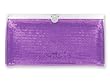 PURPLE Portofino SEQUINS Metropolitan Hard Clutch Wallet
