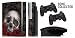 Protective skins for FAT Playstation 3 System Console, PS3 Controller skin included - BONECOLLECTOR BLACK