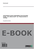 Produkt-Bild: Interpretation zweier ausgew&auml;hlter Texte Alexander Kluges: Ein Liebesversuch und Massensterben in Venedig