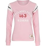 Banner Philadelphia 76Ers Womens Long Sleeve Stripe Tee Small