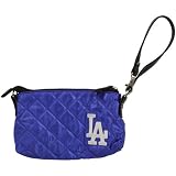 MLB L.A. Dodgers Ladies Royal Blue Wristlet Quilted Purse