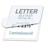 3 Mil Clear Letter Size Thermal Laminating Pouches 9 X 11.5 Qty 100 Hot Glossy Thermal Lamination Sheet Laminator Pockets 9x11.5