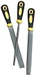 WOODSTOCK D3113 3-Piece Wood Rasp Set with Rubber Handles