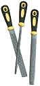 WOODSTOCK D3113 3-Piece Wood Rasp Set with Rubber Handles
