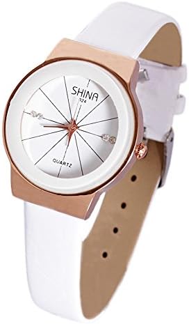 Women Girls Korean Cool Fashion Quartz Casual Watch White