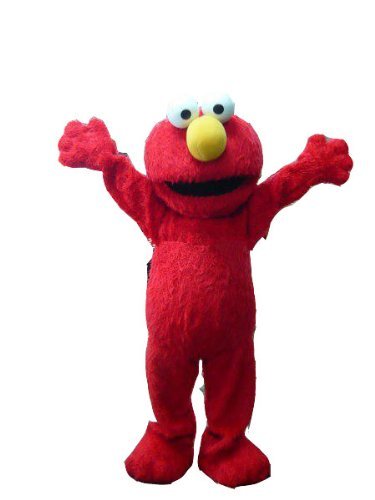 Red Elmo Mascot Costume Halloween Costumes Chirstmas Party Adult Size Fancy Dress